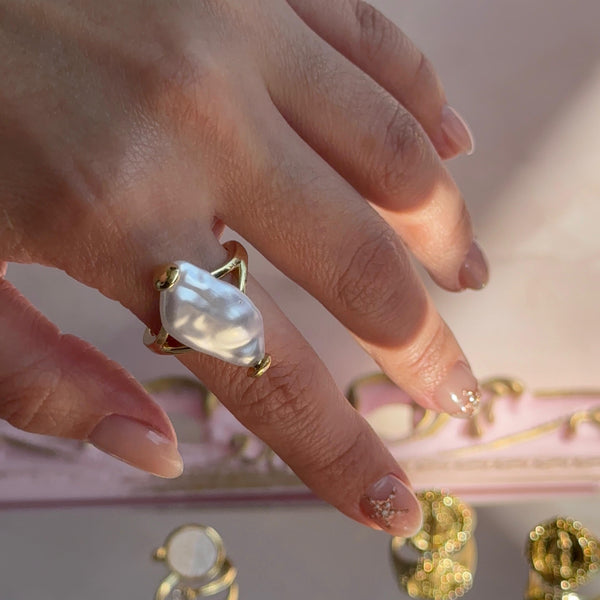 Anillo Perla Nácar