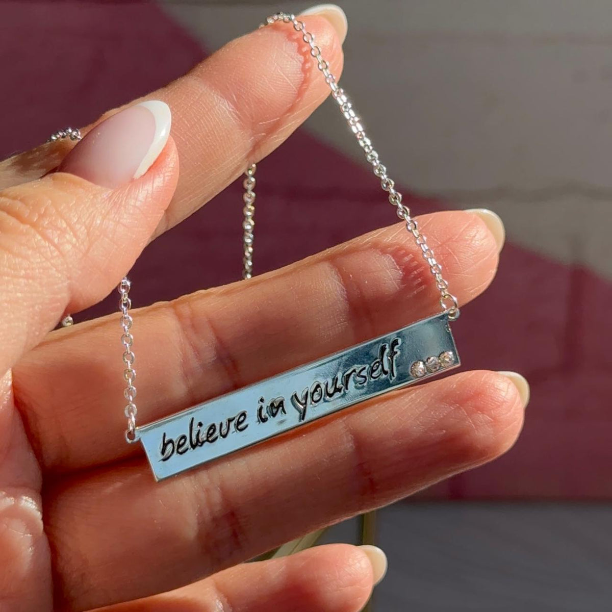 Collar "Believe in yourself"