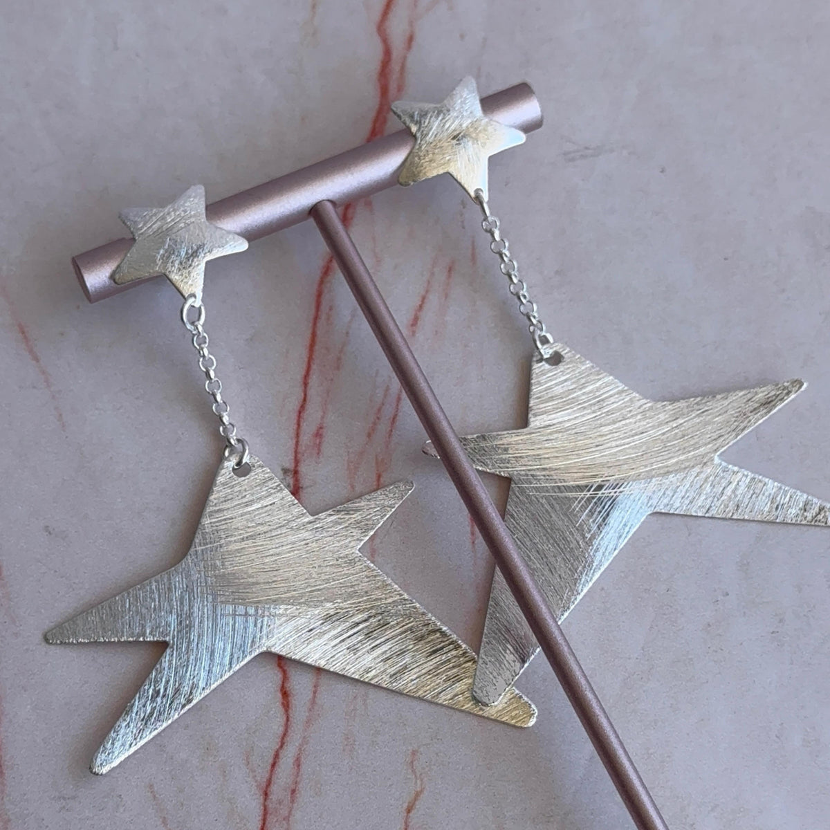 Aros Largos Estrella Irregular