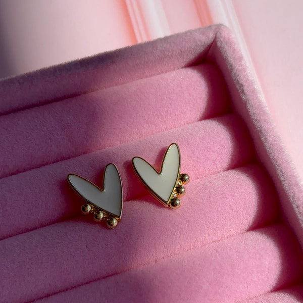 Aros Corazón Tres Balines