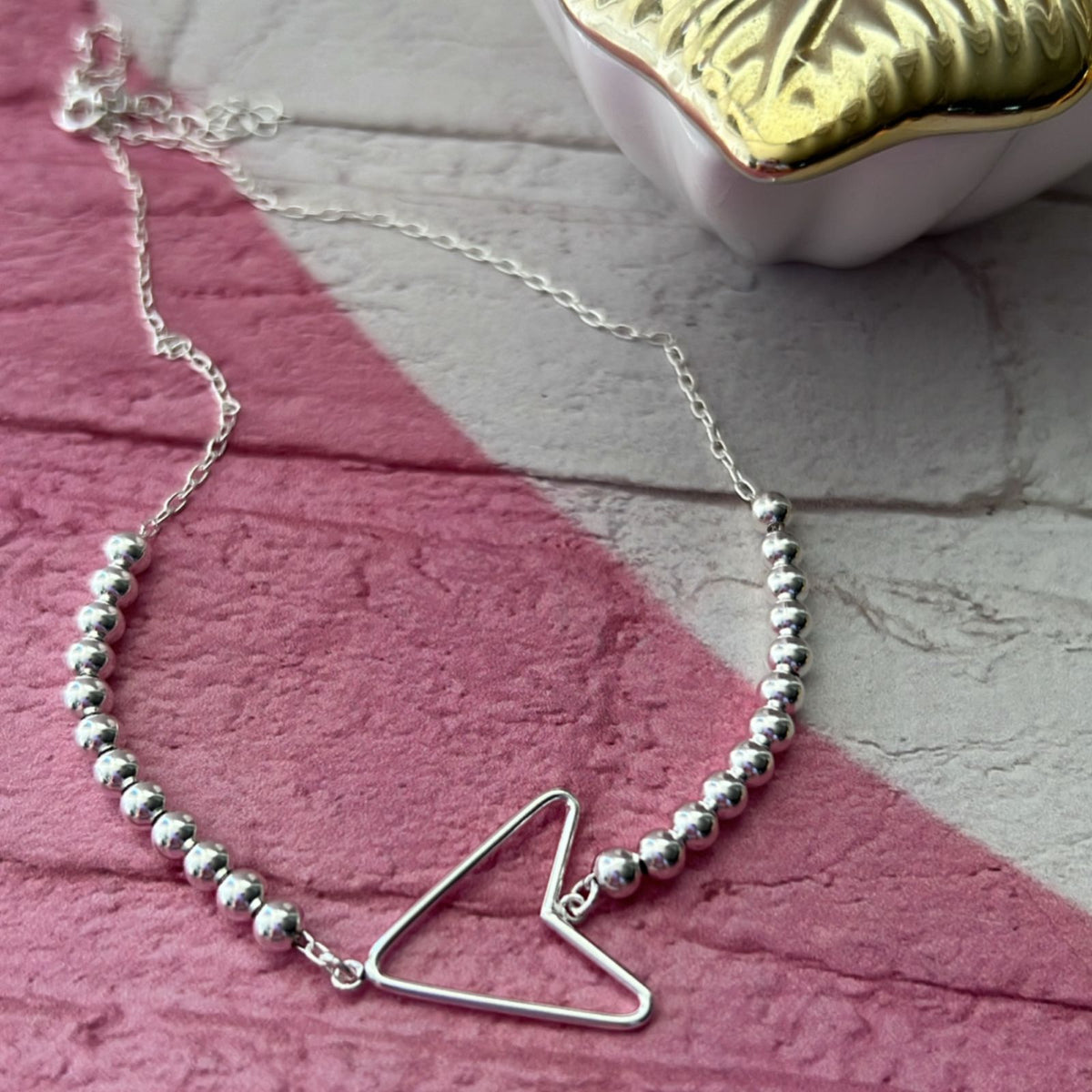 Collar Corazón y Balines