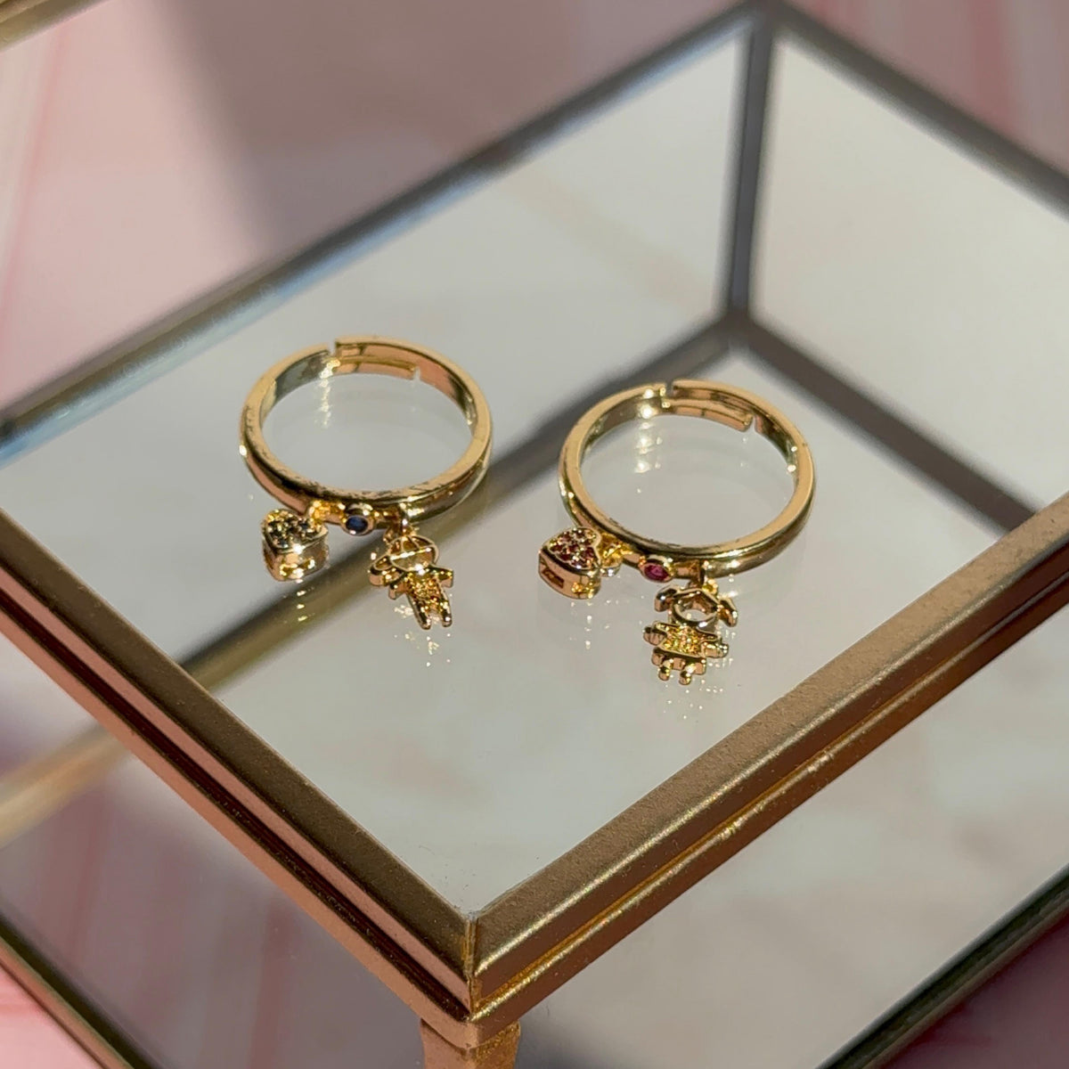Anillos Corazón Hijo-Hija