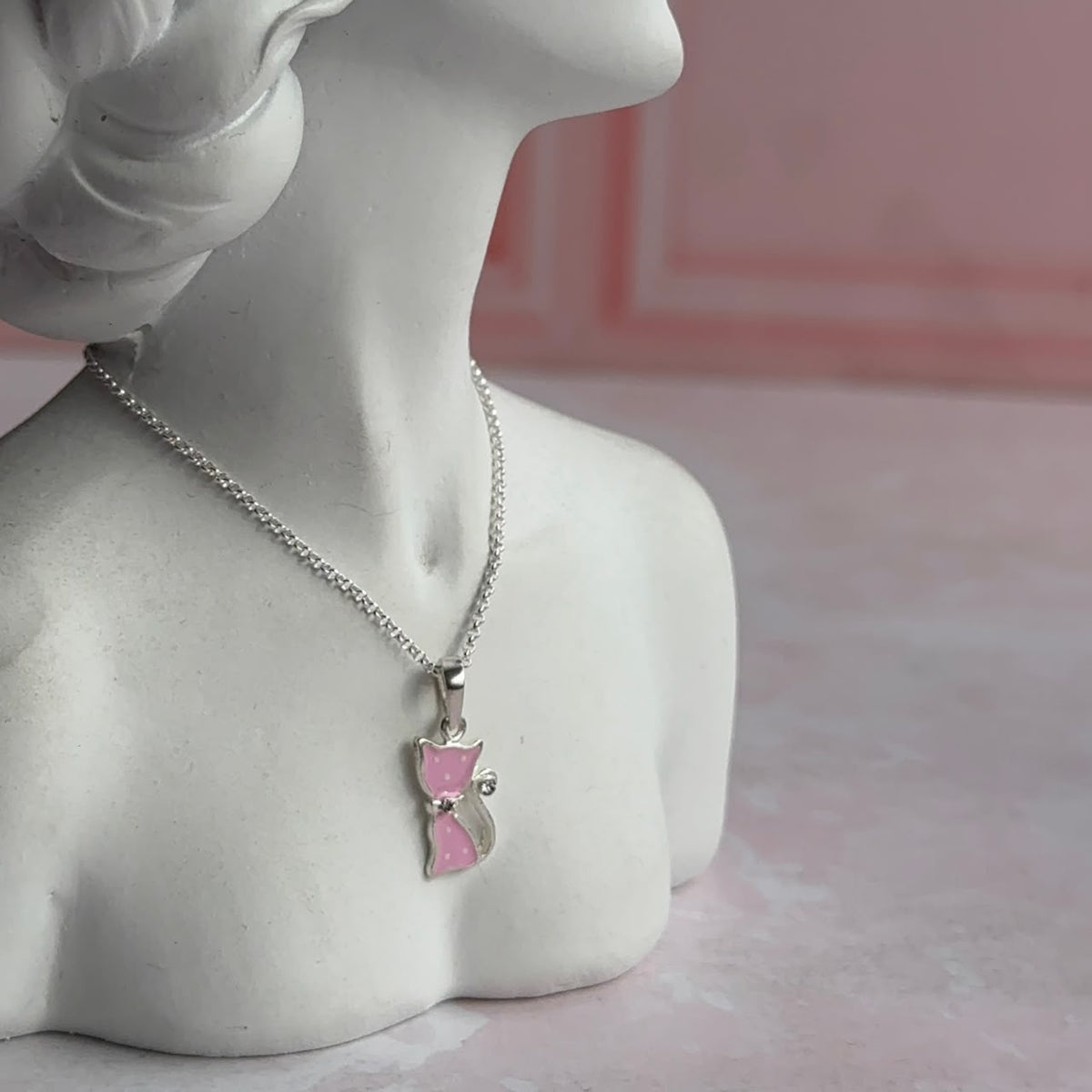 Collar Gatita Rosa