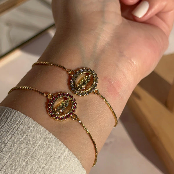 Pulsera Circones Virgen de Guadalupe