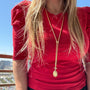 Collar Ajustable Virgen de Guadalupe y Cruz