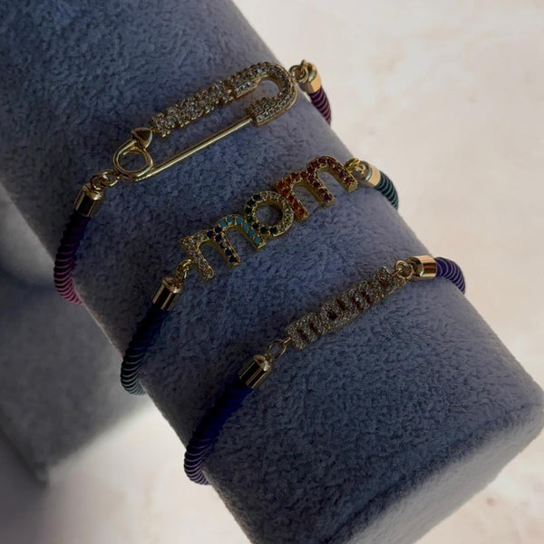 Pulseras Cordón Mamá