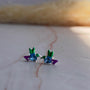 Aros Colibrí Plata 925