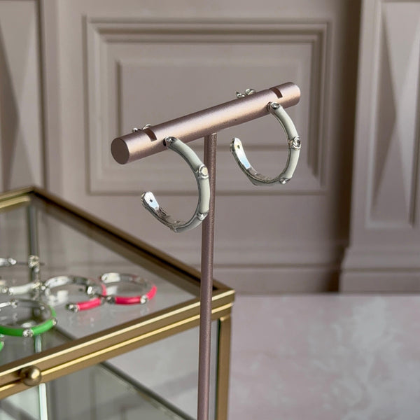 Aros Argolla Colores - Baño de Plata