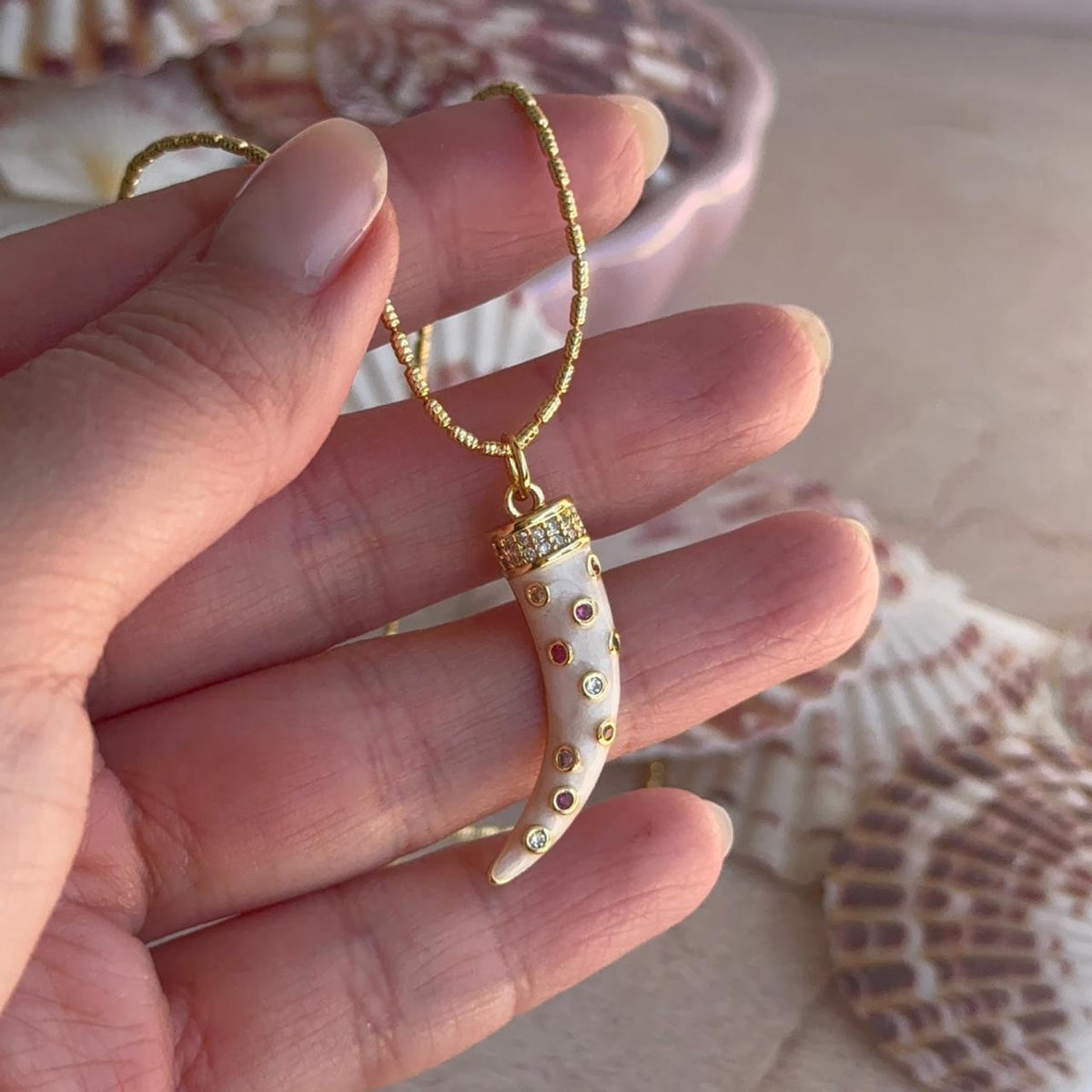 Collar Cachito Circones de Colores