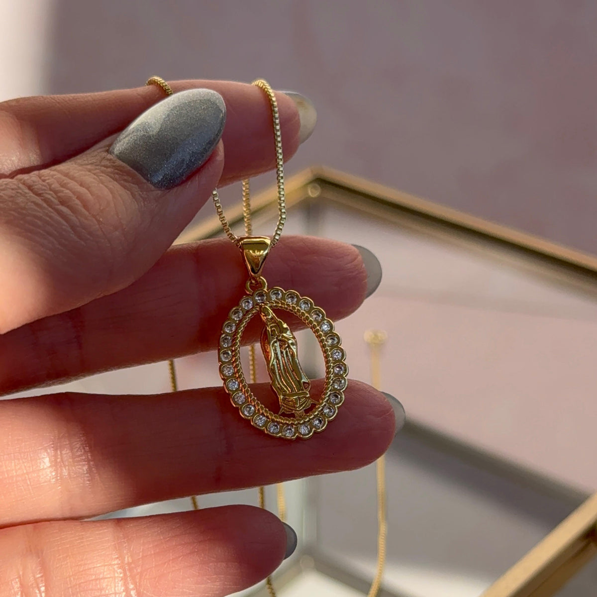 Collar Virgen de Guadalupe Circones
