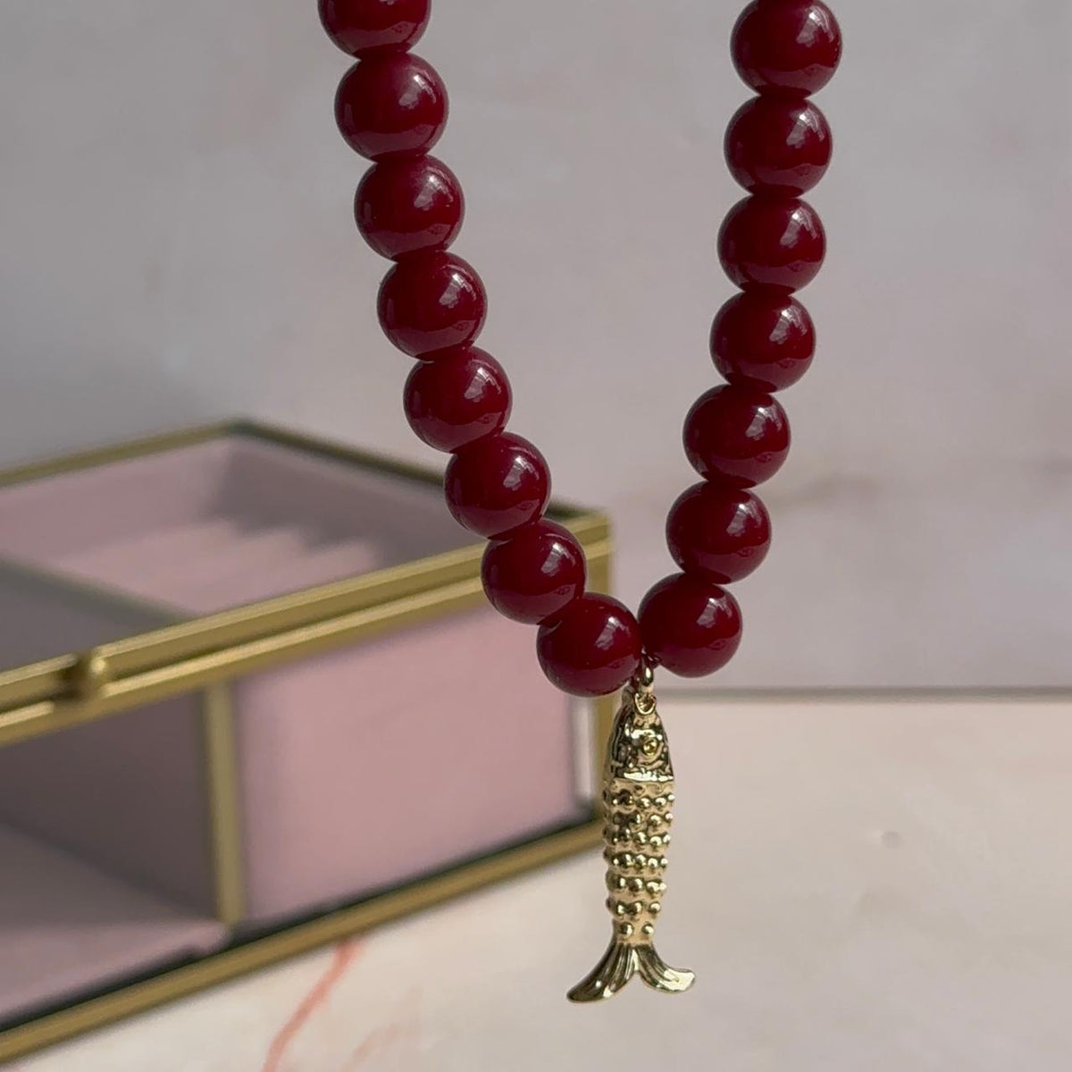 Collar Rojo Pez