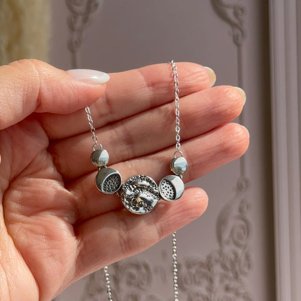 Collar Fase Lunar Plata 925