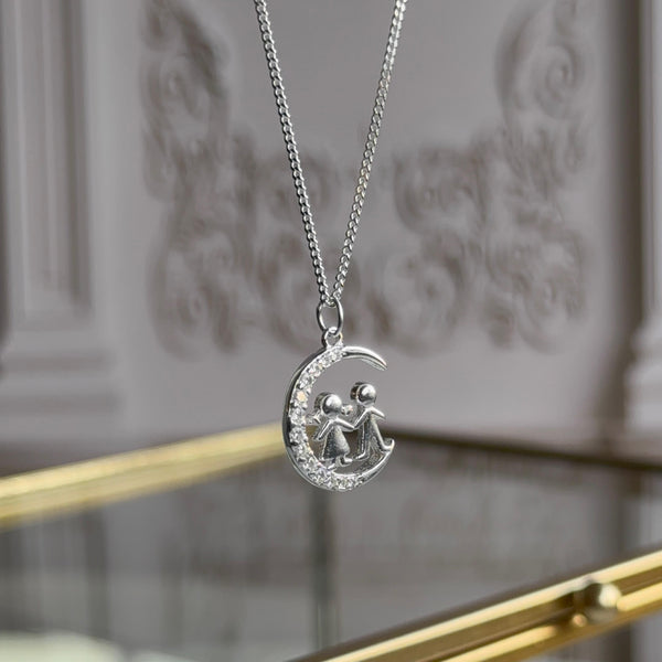 Collar Niño - Niña en Luna