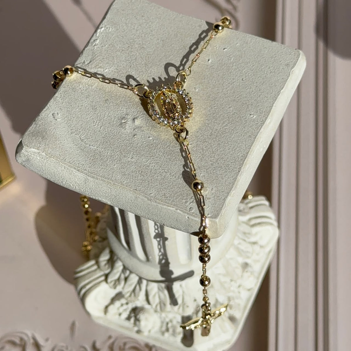 Collar Rosario Virgen de Guadalupe