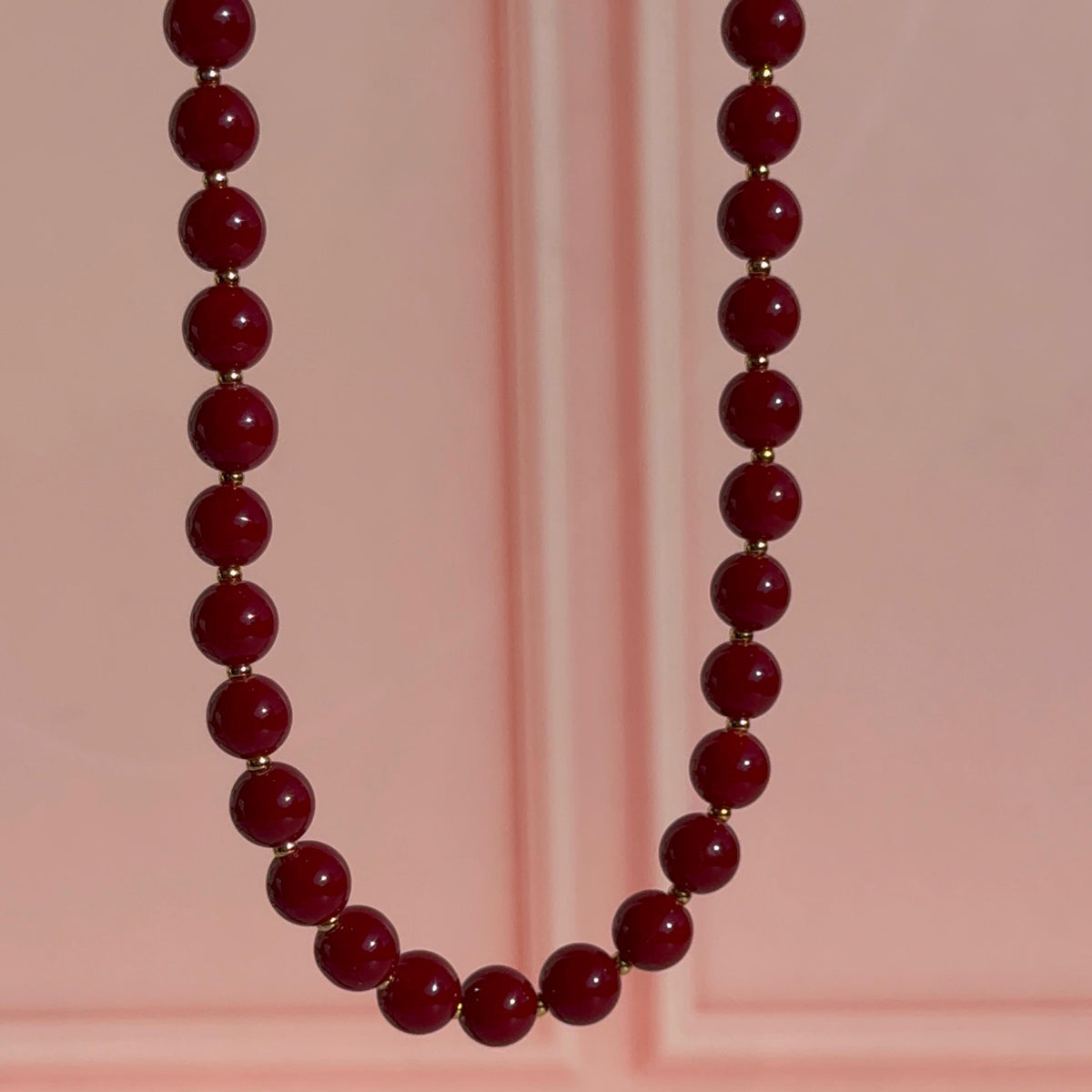 Collar Cristal Austriaco Burdeo