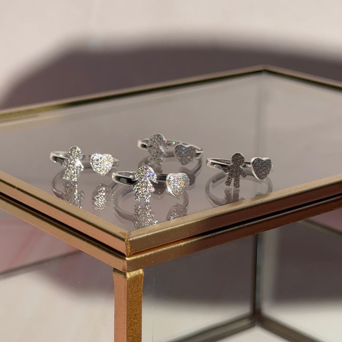 Anillos Corazón Hijo-Hija Circones