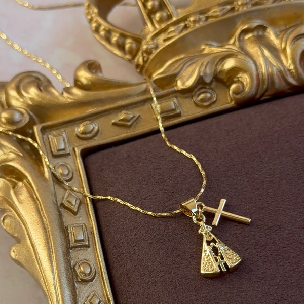 Collar Virgen del Valle y Cruz