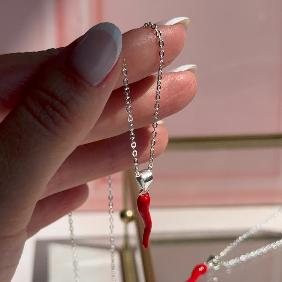 Collar Ají Cornicello - Plata 925