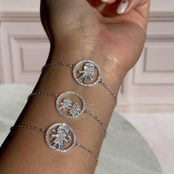 Pulsera Hijos Plata 925