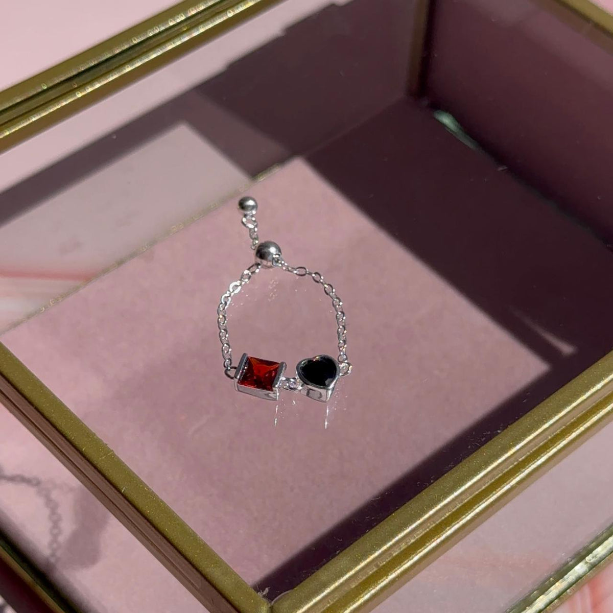 Anillo Cadena Plata 925