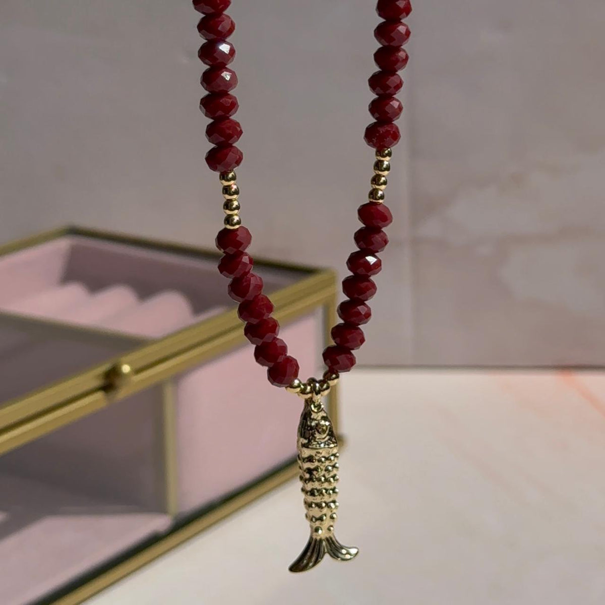 Collar Cristales Pez