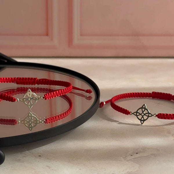 Pulsera Roja Nudo de Bruja