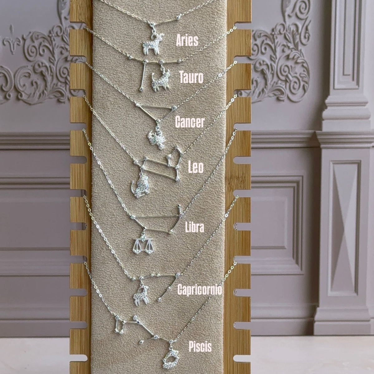Collar Constelaciones Zodiacal Plata 925