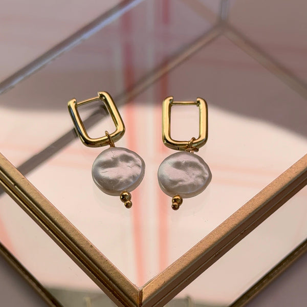 Aros Argolla Rectangular Paz