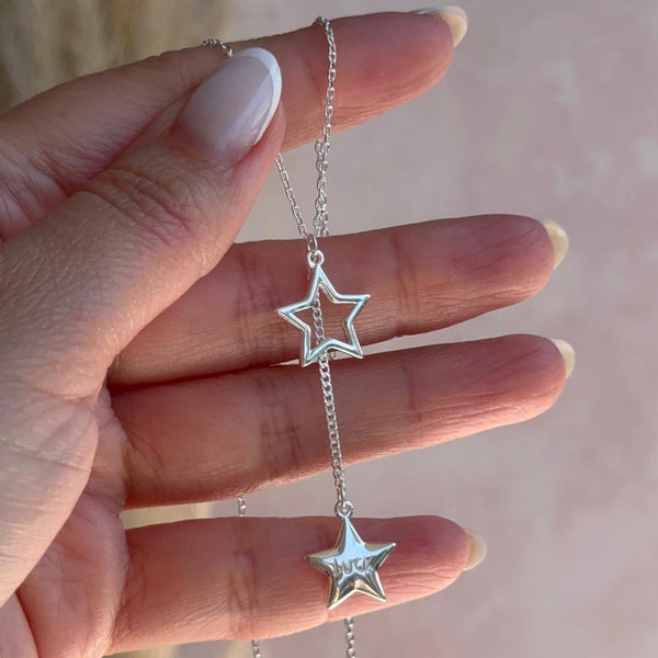 Collar Cascada Estrellas Luck