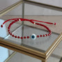 Pulsera Roja con Ojo Turco Plata 925