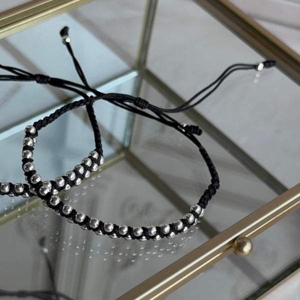 Pulsera Negra Balines