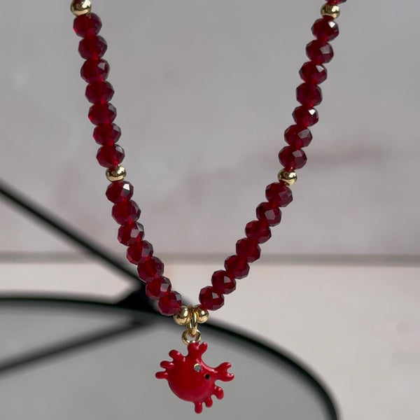 Collar Cristales Cangrejito