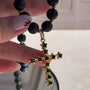 Collar Cruz - Piedras Volcánicas