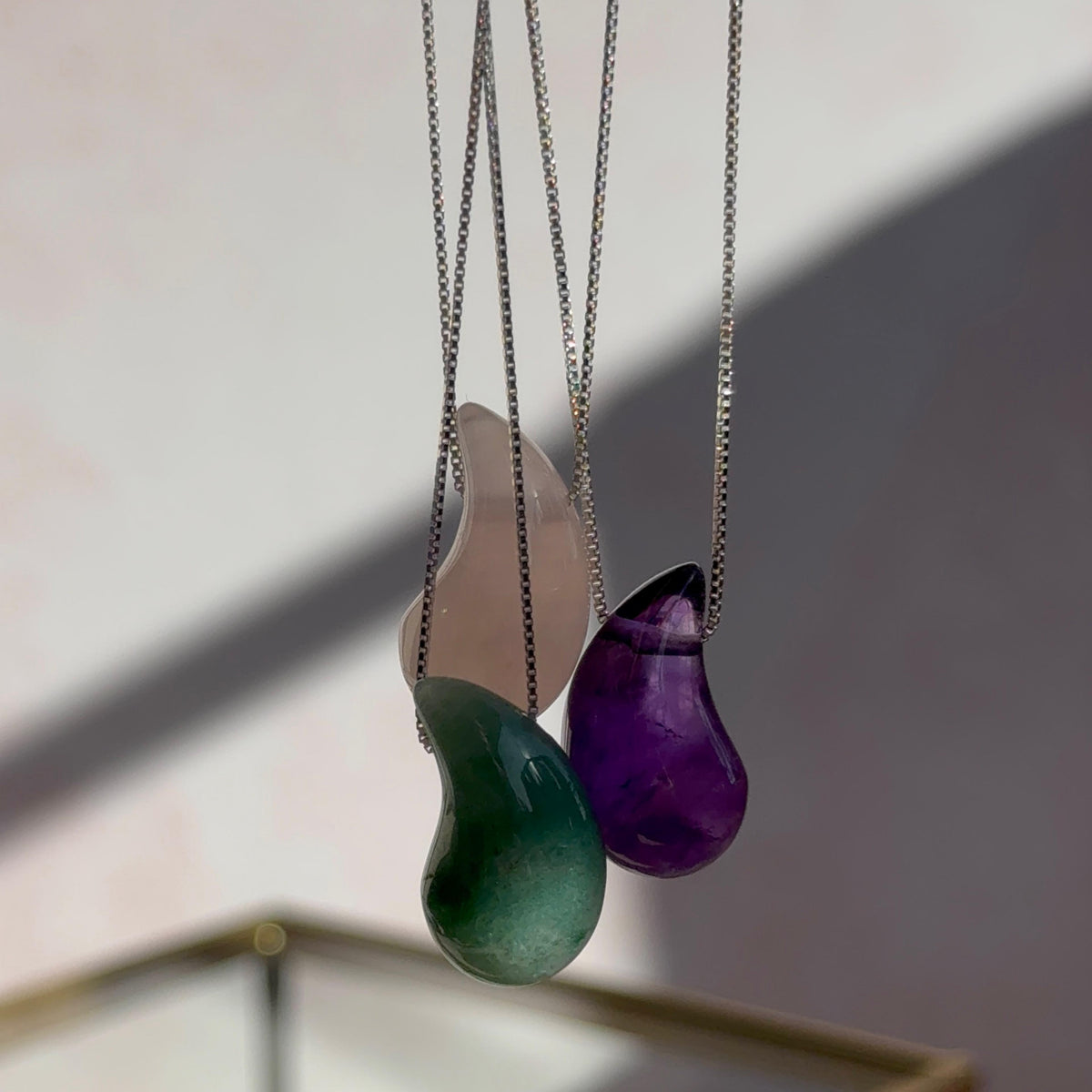 Collar Gota Cuarzo