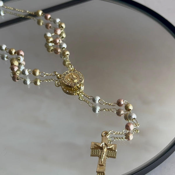 Collar Rosario San Benito - Satinado