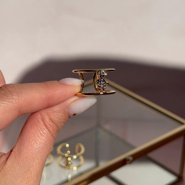Anillo Hijo Baño de oro
