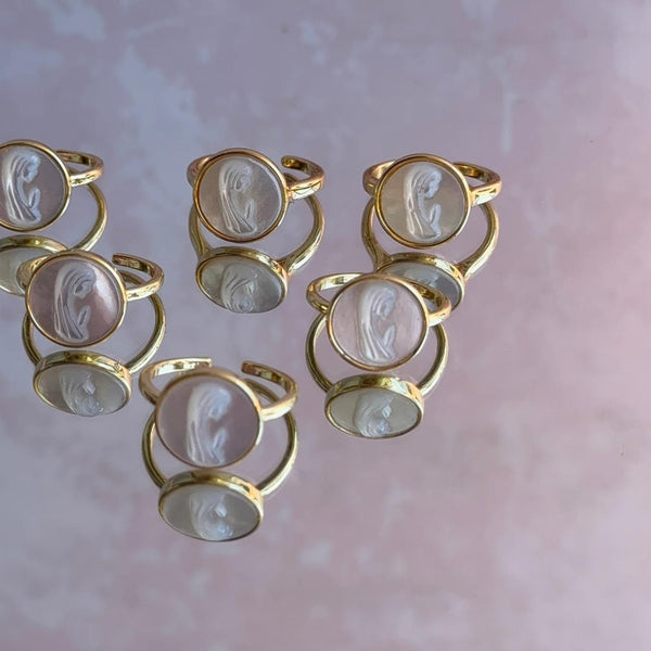 Anillo Nácar - Virgen Niña