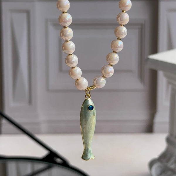 Collar Pez Perlado