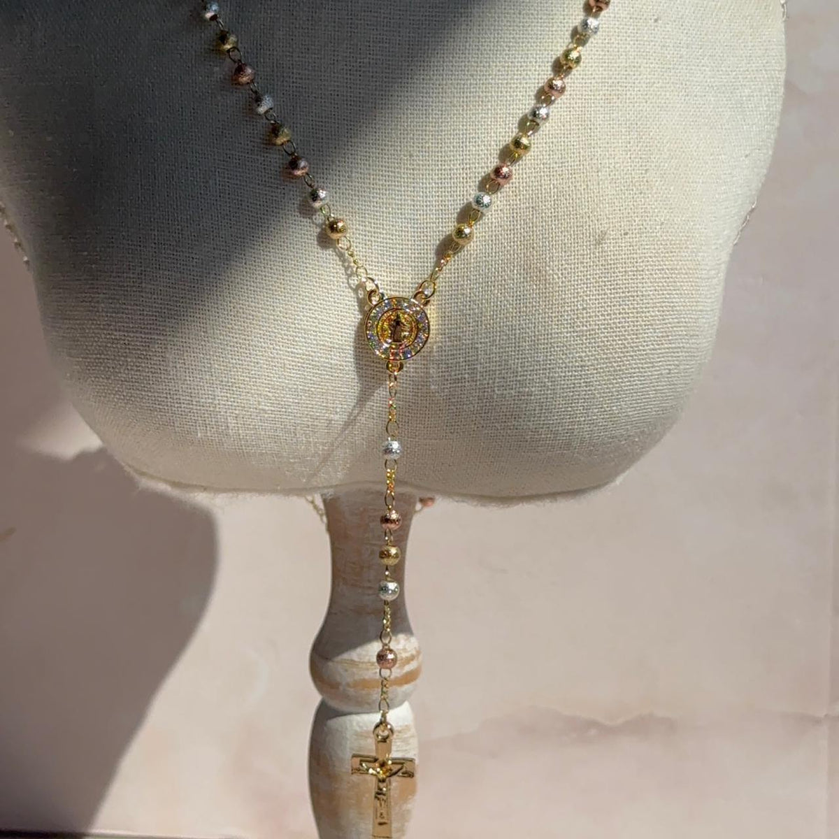 Collar Rosario San Benito - Satinado