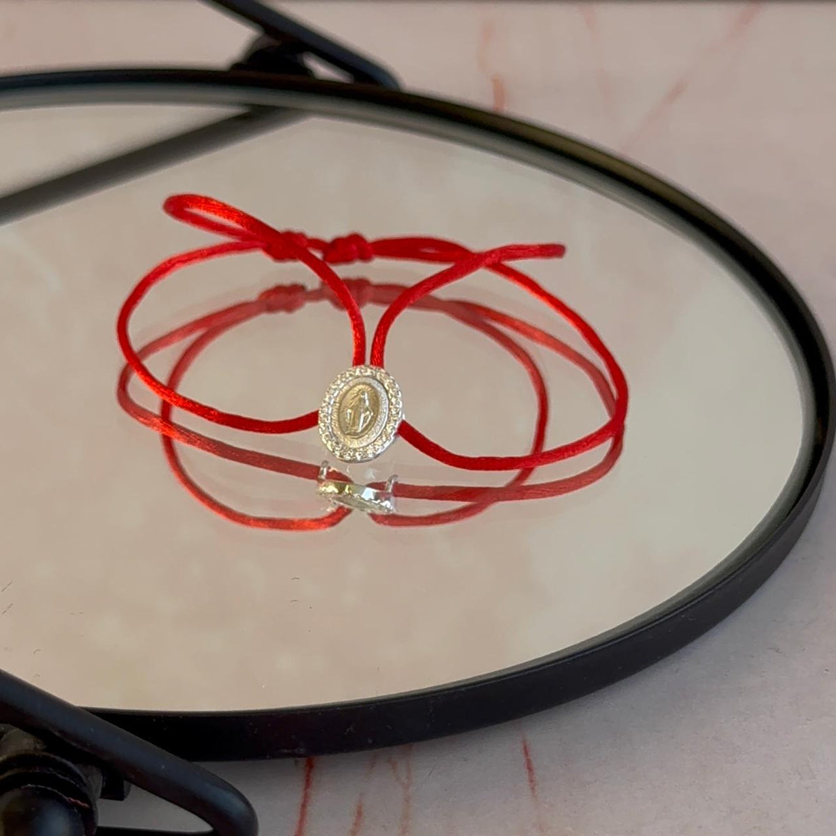 Pulsera Roja Virgen de Los Milagros Circones